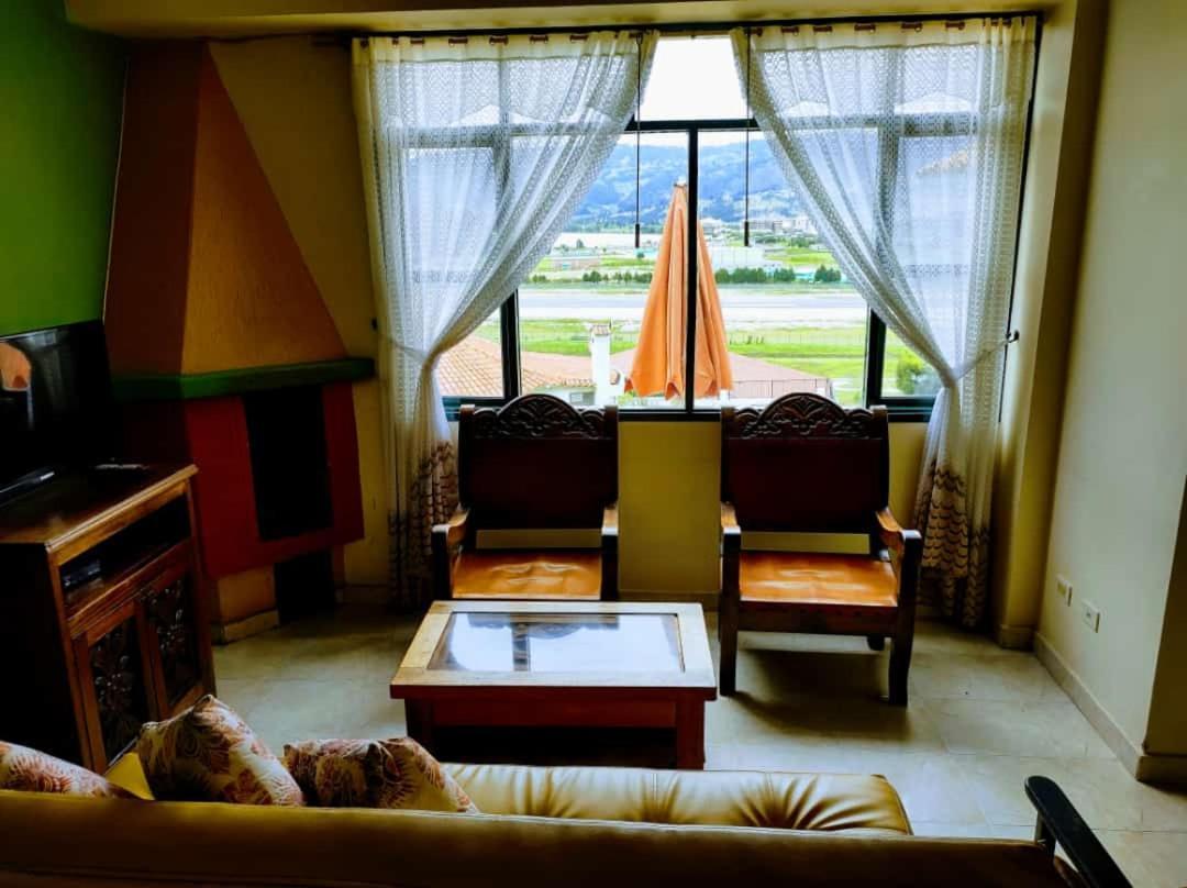 Hotel Cabanas San Cayetano Paipa Buitenkant foto