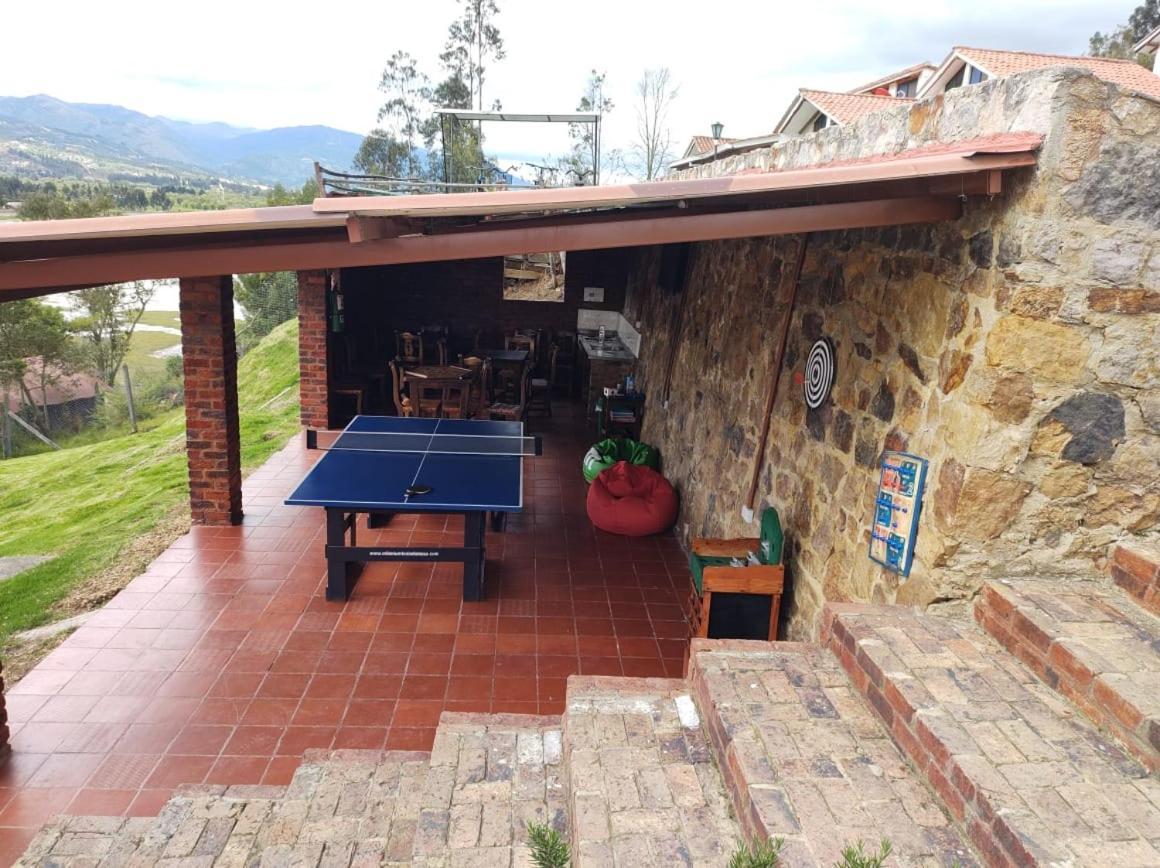 Hotel Cabanas San Cayetano Paipa Buitenkant foto