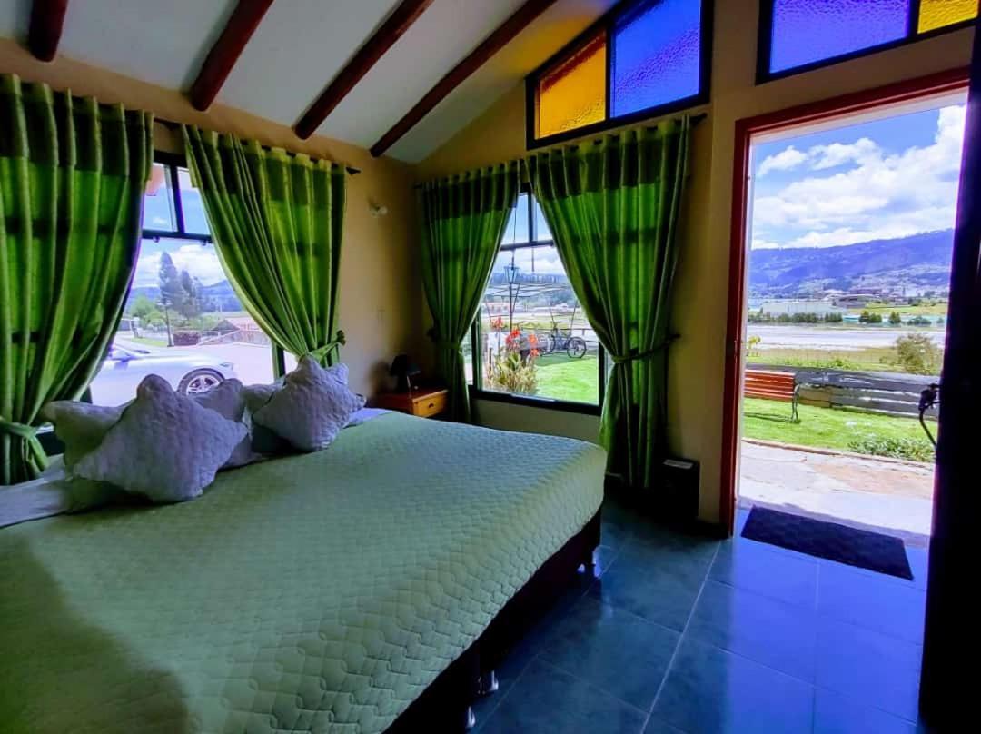 Hotel Cabanas San Cayetano Paipa Buitenkant foto